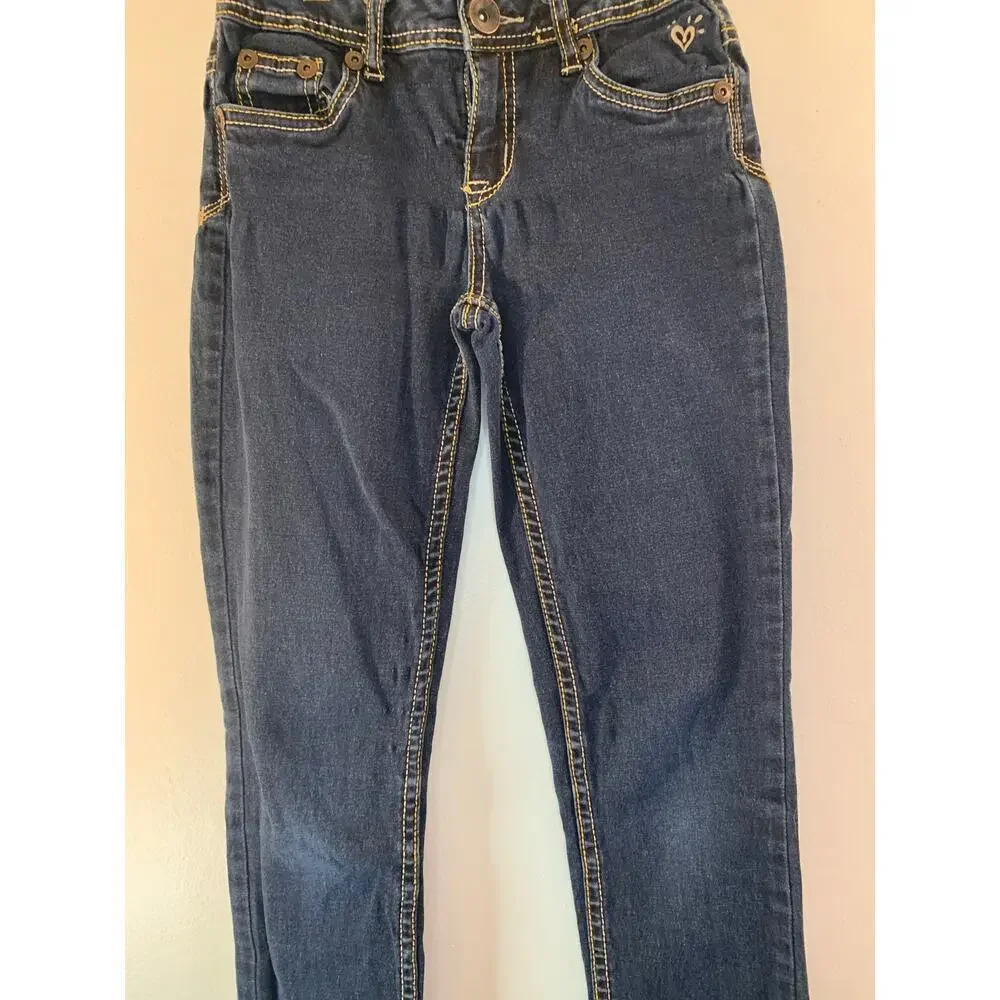 JUSTICE Girl’s Simply Low Dark Wash Jeans / Size: 12 Slim